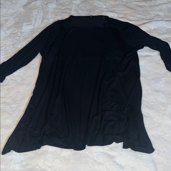 Tahari Women’s Black Long Sleeved Round Crew Neck 3/4 Sleeve Size 1X - Picture 11 of 16
